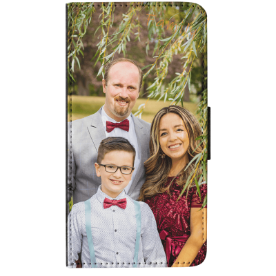 iPhone 12 Pro Personalised Wallet Case - Faux Leather